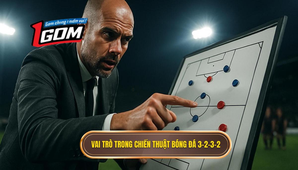 Phân tích vai trò vị trí chuyên sâu trong Chiến thuật bóng đá 3-2-3-2