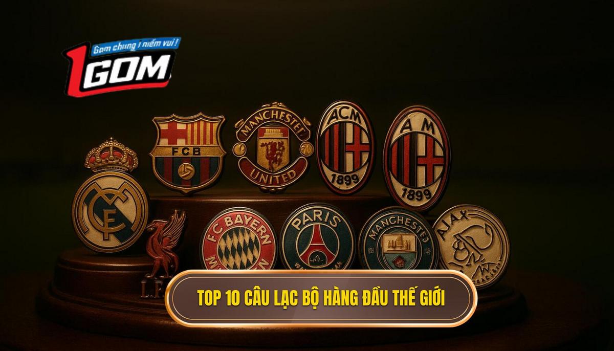 Danh sách Top 10 câu lạc bộ mạnh nhất thế giới hiện tại