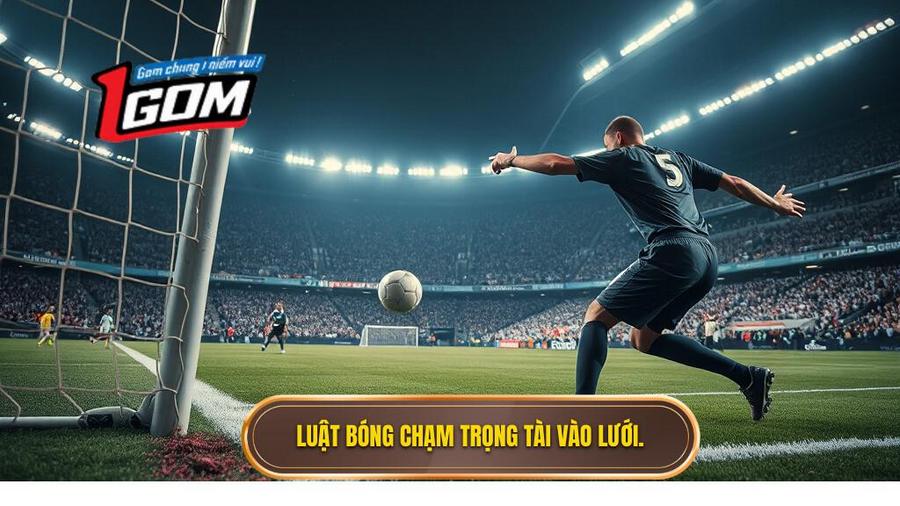 2. Luật bóng chạm trọng tài vào lưới.