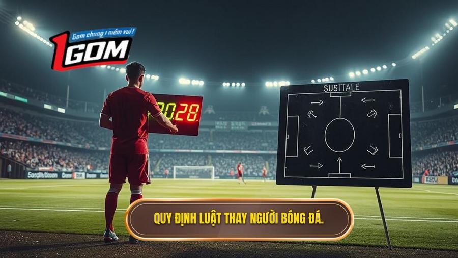3. Quy định luật thay người bóng đá.