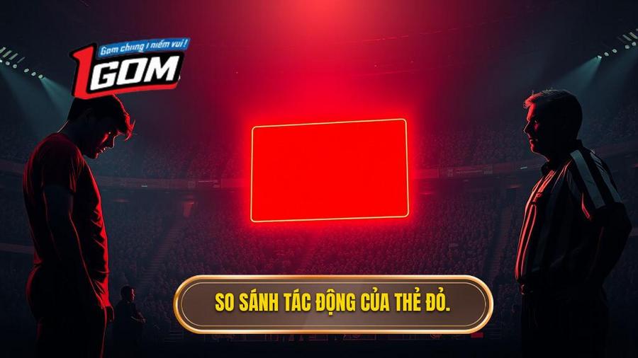 3. So sánh tác động của thẻ đỏ.
