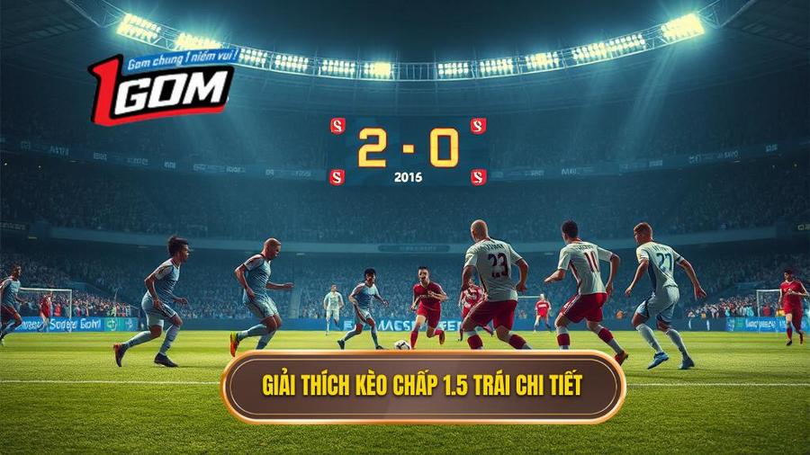 Hiểu rõ bản chất kèo chấp 1.5 trái là gì?