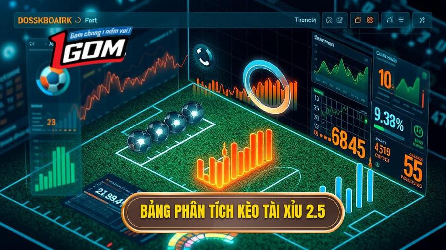 Bảng phân tích kết quả kèo tài xỉu 2.5 toàn trận