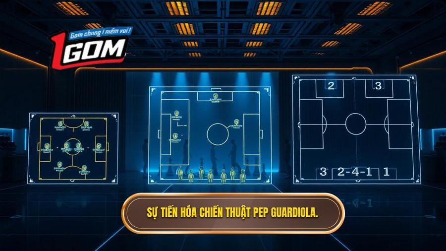 2. Sự tiến hóa chiến thuật Pep Guardiola.