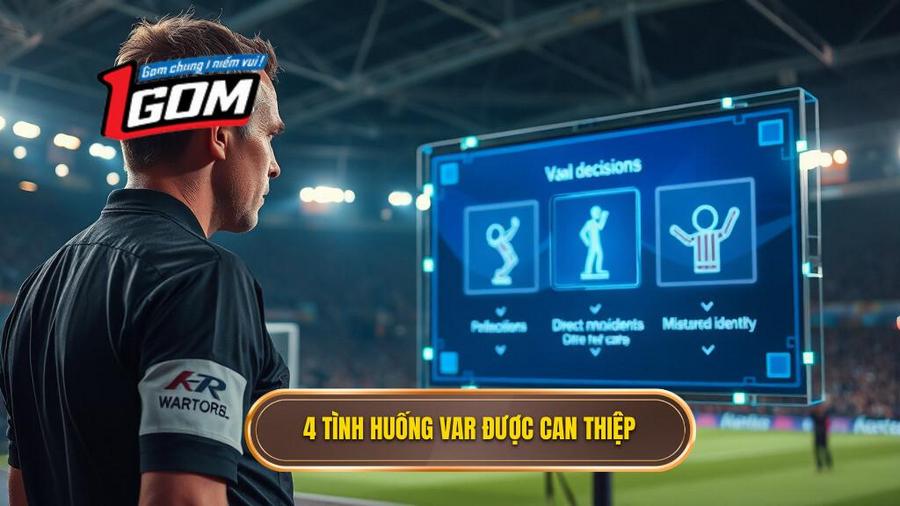 3. 4 tình huống VAR được can thiệp