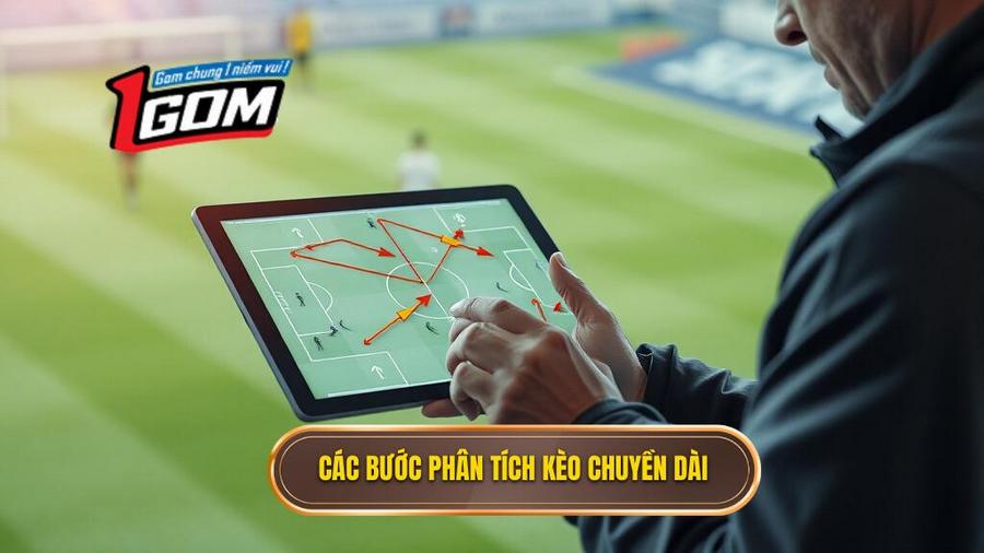 Các bước thực hiện cách phân tích kèo dựa trên tỷ lệ chuyền dài