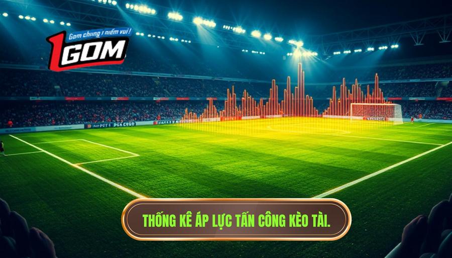 Các chỉ số thống kê chứng minh áp lực tấn công làm kèo tài tăng nhiệt