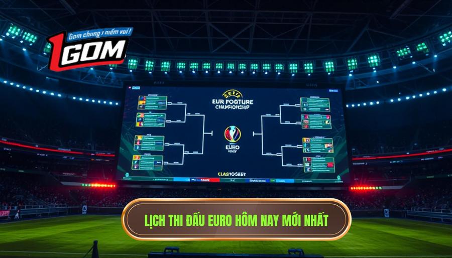 Bảng tổng hợp lịch thi đấu Euro hôm nay chi tiết