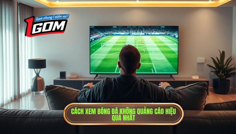 Làm thế nào để xem bóng đá không quảng cáo hiệu quả nhất?
